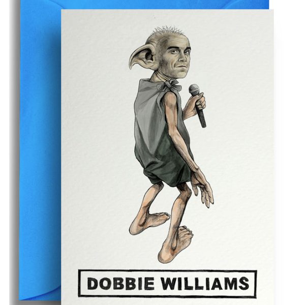 Картичка с плик Dobbie Williams
