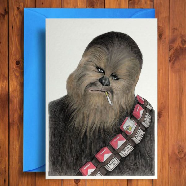 Картичка с плик Chewbacca