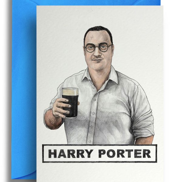 Картичка с плик Harry Porter