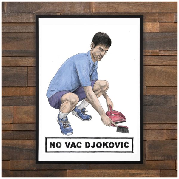 Картичка с плик  No Vac Djokovic